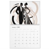 NOIRE' ELEGANCE 2027 Agenda Kalender (Jan 2027)
