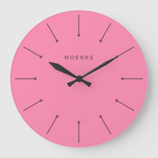 Noirva Minimale Klok (Voorkant)