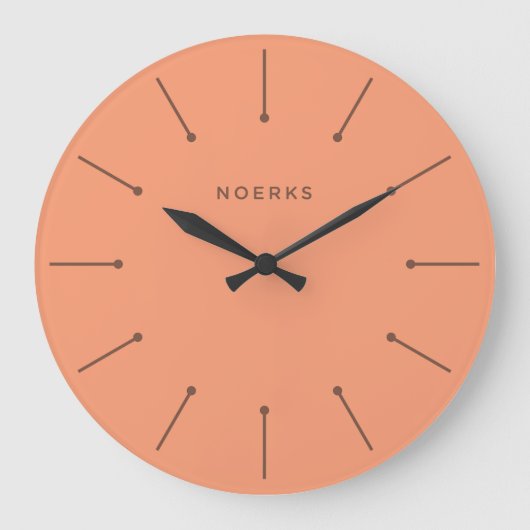 Noirva Minimale Klok (Voorkant)