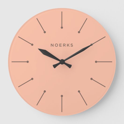 Noirva Minimale Klok (Voorkant)
