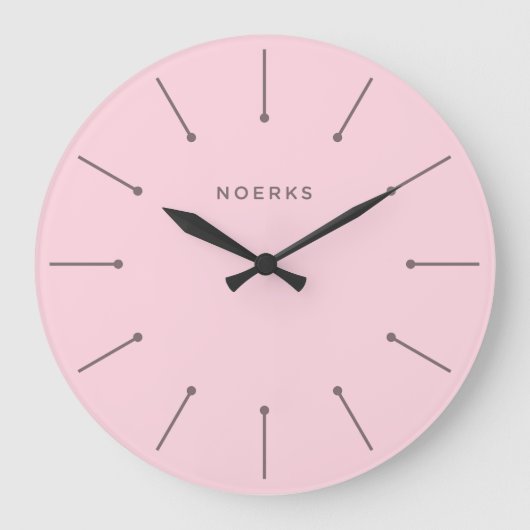 Noirva Minimale Klok (Voorkant)