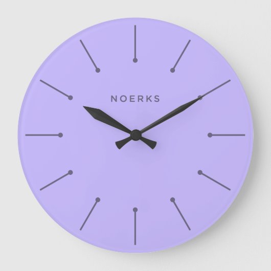 Noirva Minimale Klok (Voorkant)