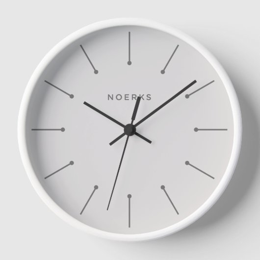 Noirva Minimale Klok (Voorkant)