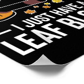 Noise Canceling Headphones_ Leaf Blower Autumn  Poster (Hoek)