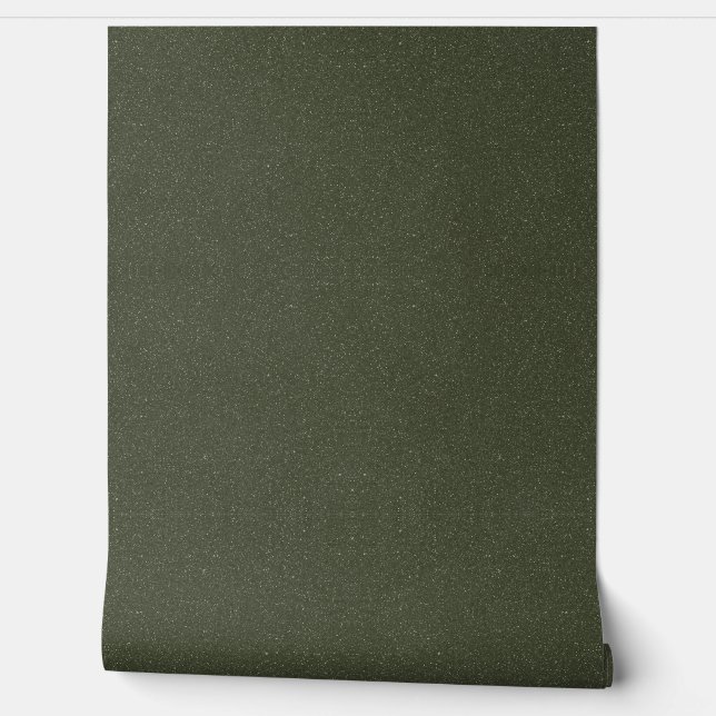 Noise-Effect Moss Green Peel & Stick Wallpaper Behang (Afrollen)