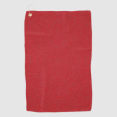 Noise-Effect Tomato Red Golfhanddoek –  (Voorkant)