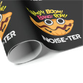 Noise-ter Funny Noisy Oyster Pun Dark BG Cadeaupapier (Rol Hoek)