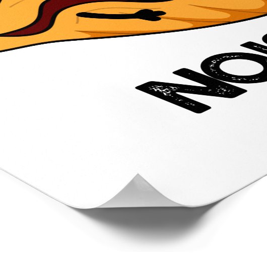 Noise-ter Funny Noisy Oyster Pun Poster (Hoek)