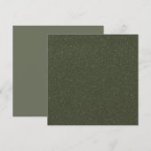 Noise Texture Moss-Green Flat Note Kaart (Aangepas Notitiekaartje (Voorkant / Achterkant)