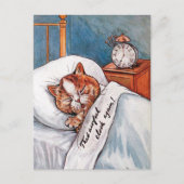 Noisy Alarm Clock, Louis Wain Briefkaart (Voorkant)