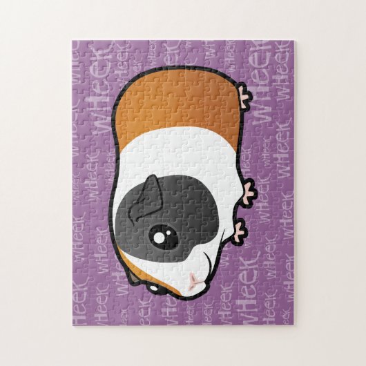 Noisy Guinea Pig (glad haar) Legpuzzel (Verticaal)
