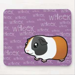 Noisy Guinea Pig (glad haar) Muismat