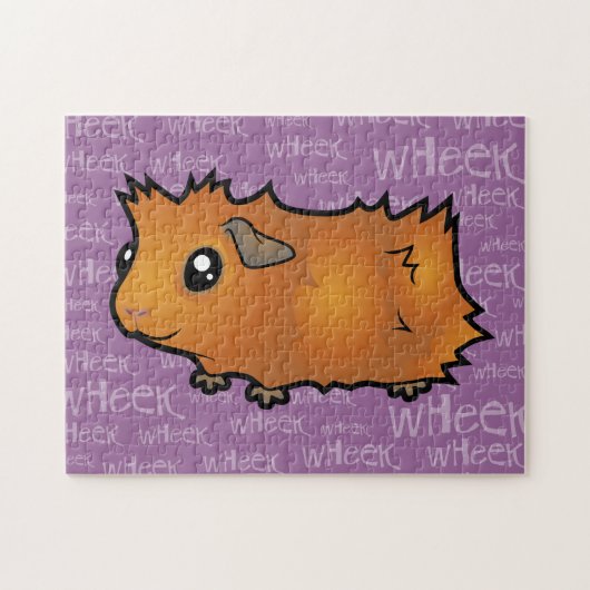 Noisy Guinee Pig (schrobben) Legpuzzel (Horizontaal)