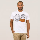Noisy Guinee Pig (schrobben) T-shirt (Voorkant volledig)