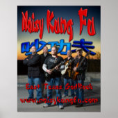 Noisy Kung Fu GodRock Poster (Voorkant)