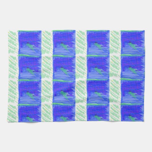 Noisy Nautical Theme Kitchen Towel Theedoek (Horizontaal)