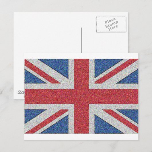 Noisy Union Jack Briefkaart (Voorkant / Achterkant)