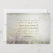 Noite van de herdenkingsdienst Golden Shimmer Butt Kaart (Achterkant)