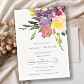 Noite voor de brutale bruidsbloedige bruiloft bedankkaart