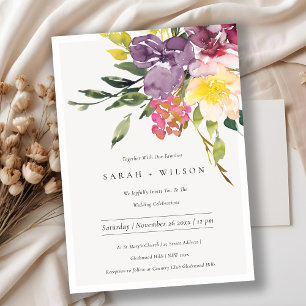 Noite voor de brutale bruidsbloedige bruiloft bedankkaart