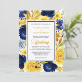 Noite voor goudbruine marineverbindingen kaart (Staand voorkant)