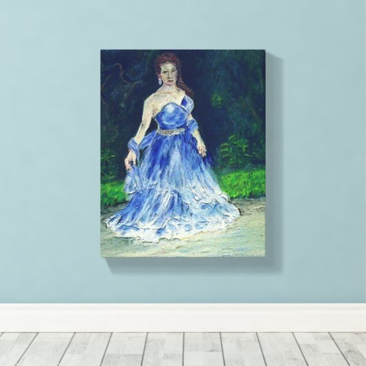 Noiva  canvas afdruk (Insitu (Houten vloer))