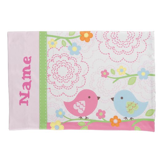 Nojo Tortelduifjes Pillow Hoesje Kussensloop (Voorkant)