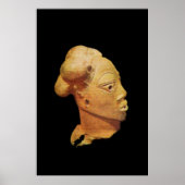 NOK HEAD (TERRACOTTA) POSTER (Voorkant)
