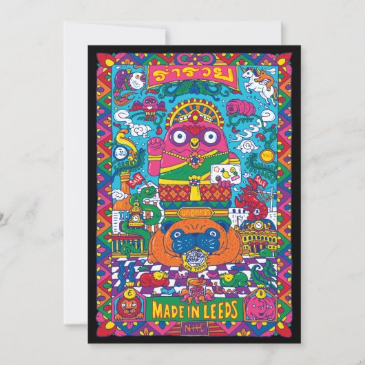 Nokhaak Nang Kwak - Thaise godin van rijkdom Kaart (Voorkant)