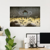 Nøkken (waterkracht) poster (Thuiskantoor)