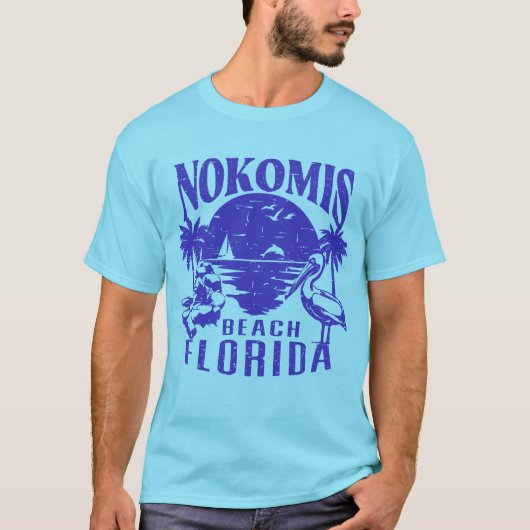 Nokomis Beach Florida T-shirt (Voorkant)