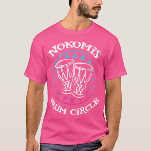 Nokomis Florida Drum Circle Drummer T-shirt (Voorkant)