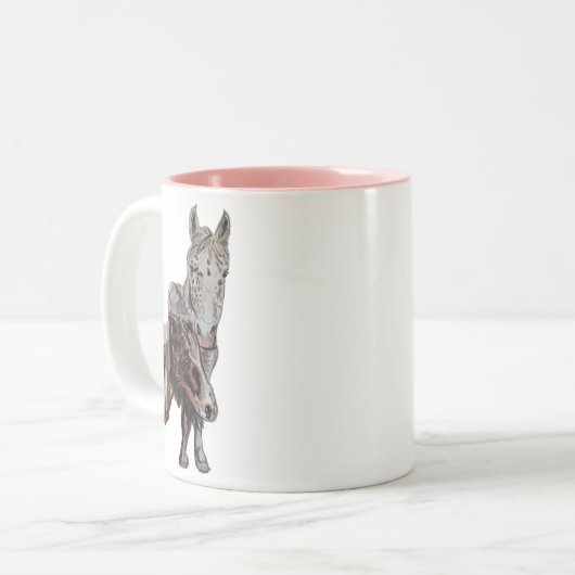 Nokomis Tweekleurige Koffiemok (Voorkant links)