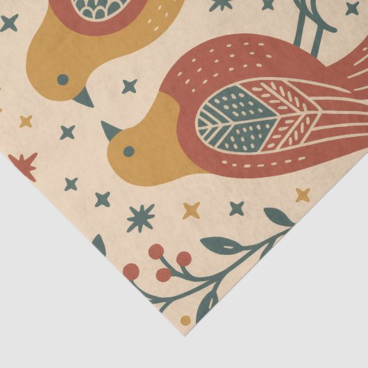 Nokshi Katha : Bird (Pakhi) Tissuepapier (Detail)