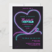 Nola Beads Bourbon Neon Heart Bachelorette Weekend Kaart (Voorkant)