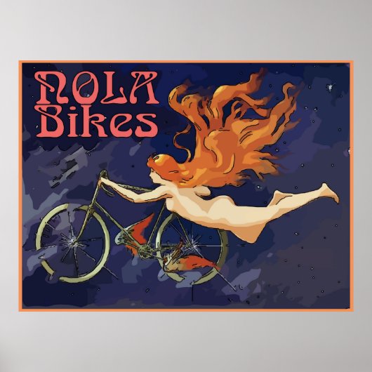  NOLA Bikes Angel Poster (Voorkant)