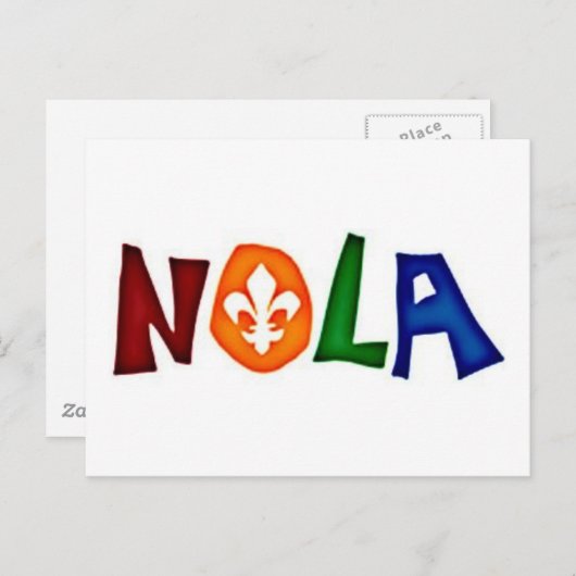 NOLA BRIEFKAART (Voorkant / Achterkant)