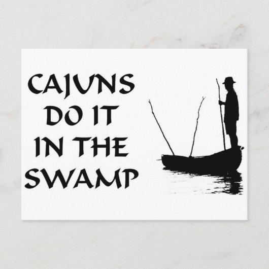 NOLA CAJUNS DOET HET IN HET MOERAS BRIEFKAART (Voorkant)