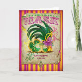 NOLA Collectie Mardi Gras Mask Kaart (Voorkant)