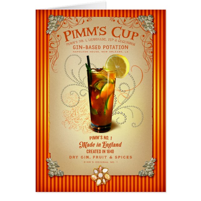 NOLA Collectie Pimm's Cup Cocktail (Voorkant)