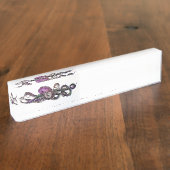 Nola Desk Naambordje (Zijkant)