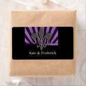 NOLA Fleur-de-lis-ontwerperlabels Etiket (Insitu)