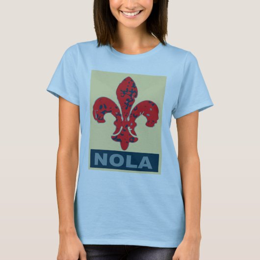 Nola Fleur De Lis T-shirt (Voorkant)