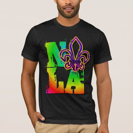 NOLA FLEUR DE LIS T-SHIRT (Voorkant)