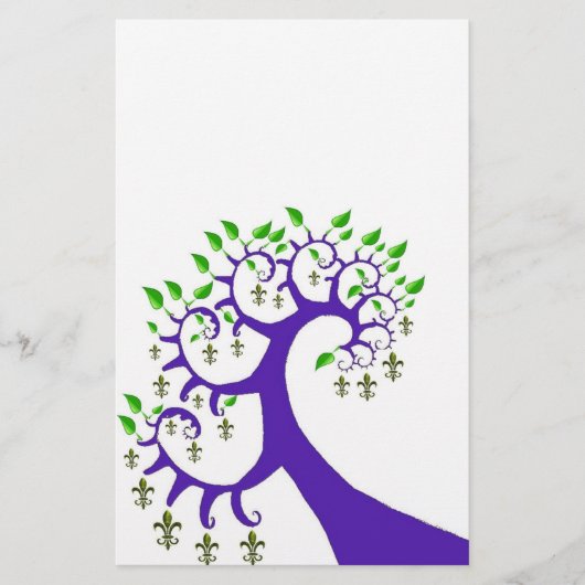 NOLA FLEUR DE LIS TREE BRIEFPAPIER (Voorkant)