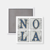 NOLA French Quarter New Orleans Louisiana Magneet (Voorkant / Achterkant)