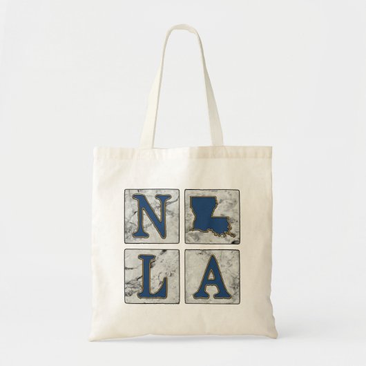 NOLA French Quarter New Orleans Louisiana Tote Bag (Voorkant)