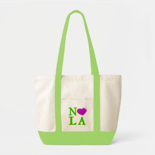 NOLA Heart Tote Bag