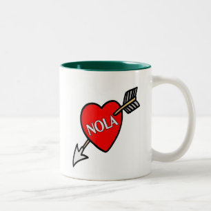 NOLa Heart Tweekleurige Koffiemok