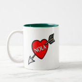 NOLa Heart Tweekleurige Koffiemok (Links)